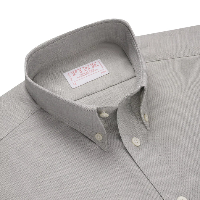 Pale Green Slim Fit Smart Casual Cotton Linen Slub Shirt